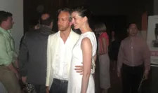 Anne Hathaway with Adam Shulman at The True Cost